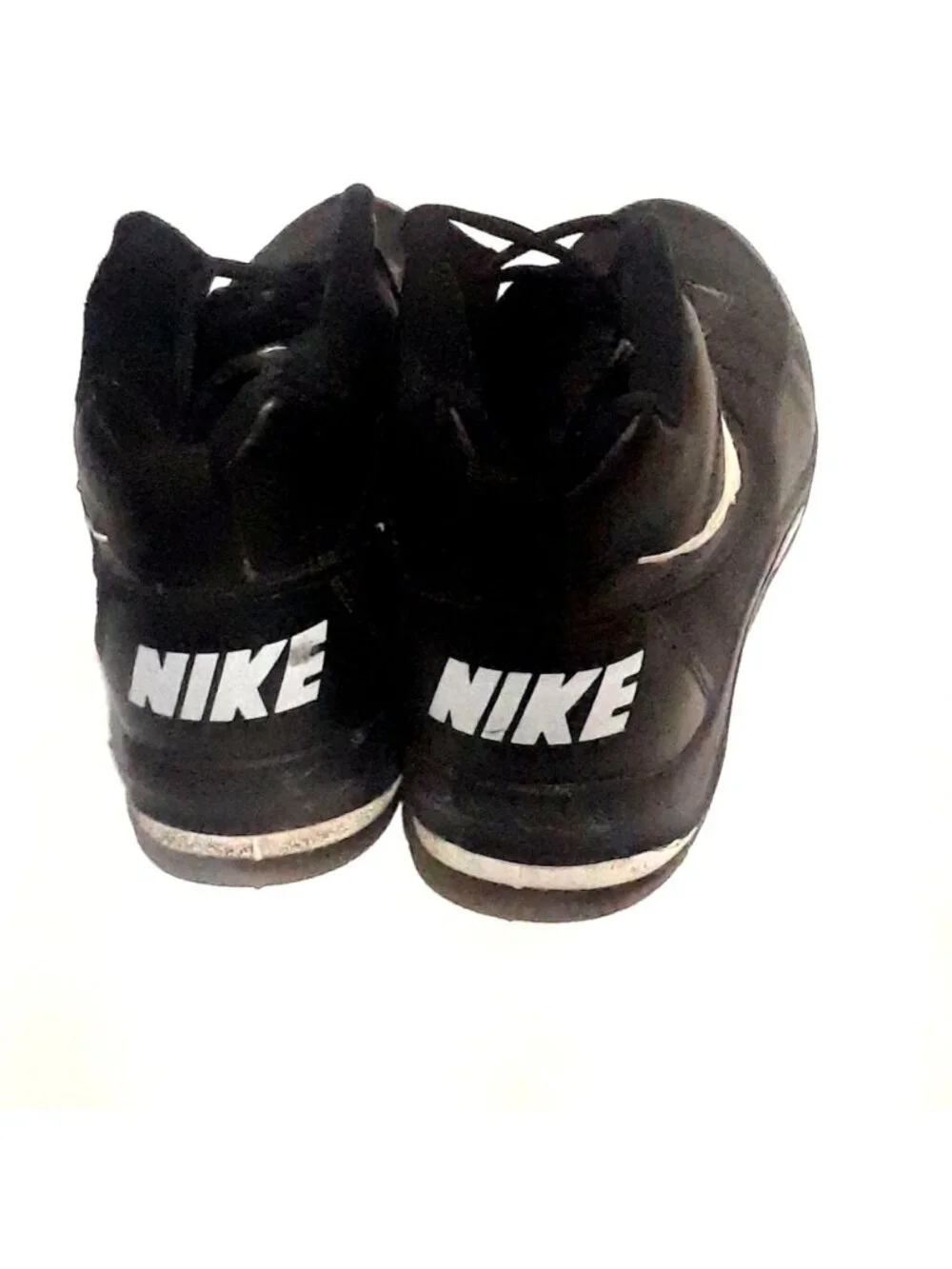 Nike Football Cleats #821021-011 Black and White Mens Size 11 Vintage 90s